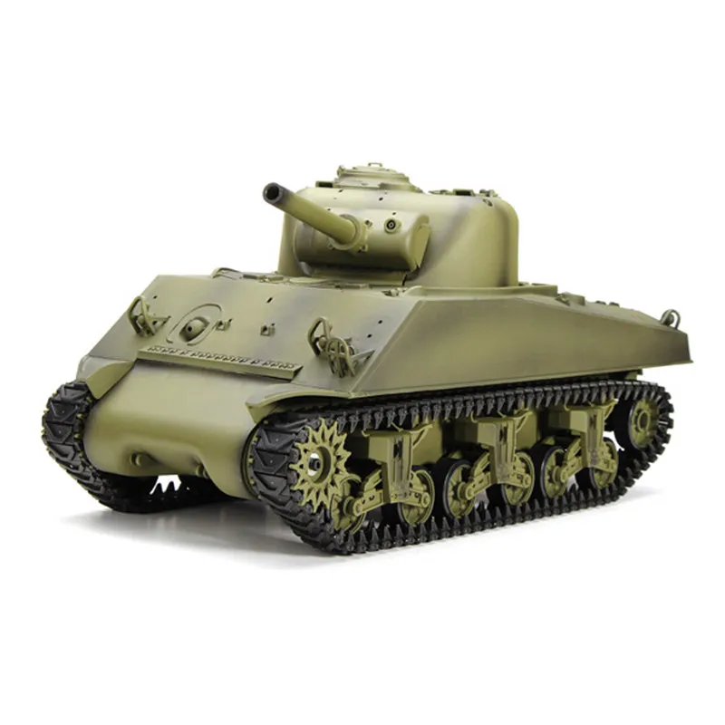 Heng Long 3898 1 2 4G 1/16 RC Танк US Sherman M4A3 танк с радиоуправлением боевой снаружи двери