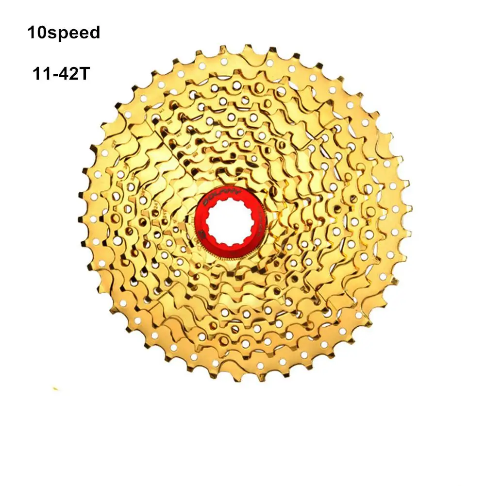 Скоростной Золотой Кассетный велосипед Freewheel 11 42T велосипедная Шестерня маховик