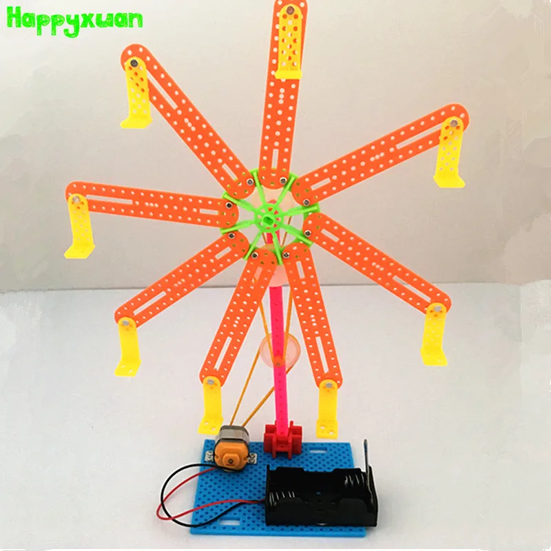 Happyxuan собрать DIY колесо обозрения дети Science проекты наборы для экспериментов