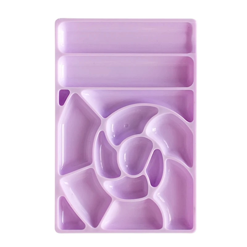 Смешивание для ногтей UV гель палитра Nail Маникюр мульти сетки лоток дизайна