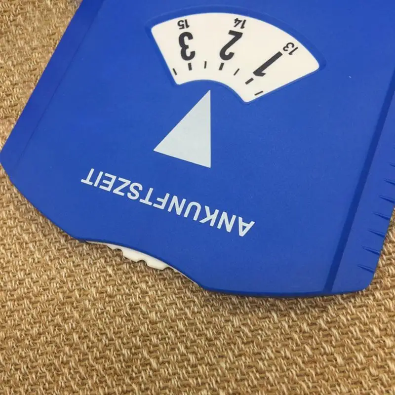 Автомобильный парковочный диск таймер время доставки синий пластиковый дисплей