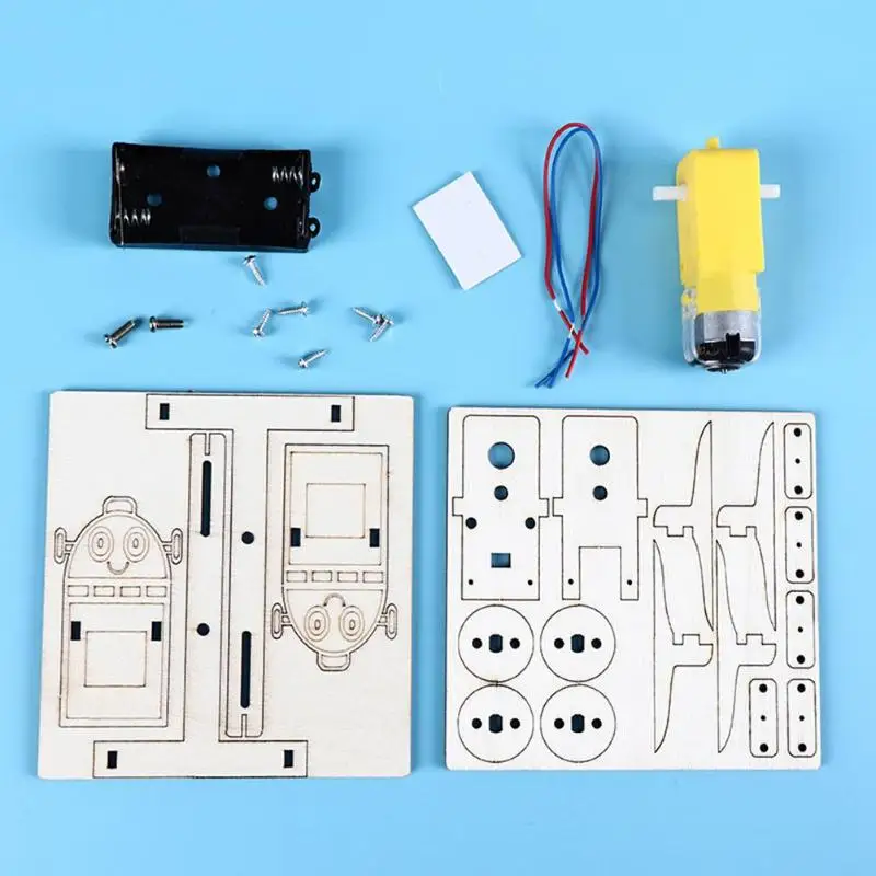 Электрический робот игрушка для научного эксперимента Материал Пакет Сделай Сам