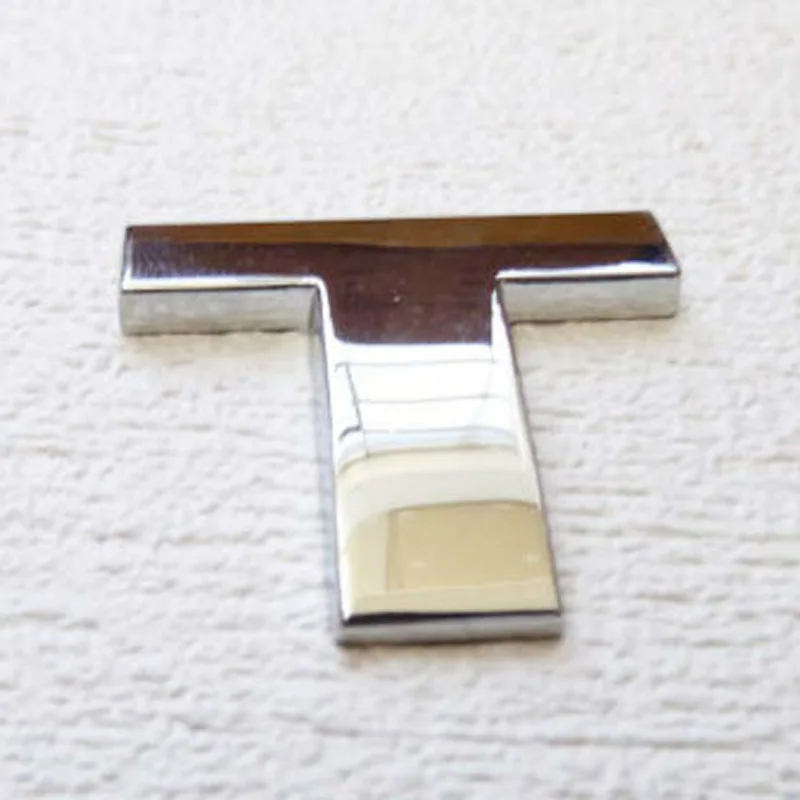 Серебряный полностью металлический самоклеющийся автомобильный значок