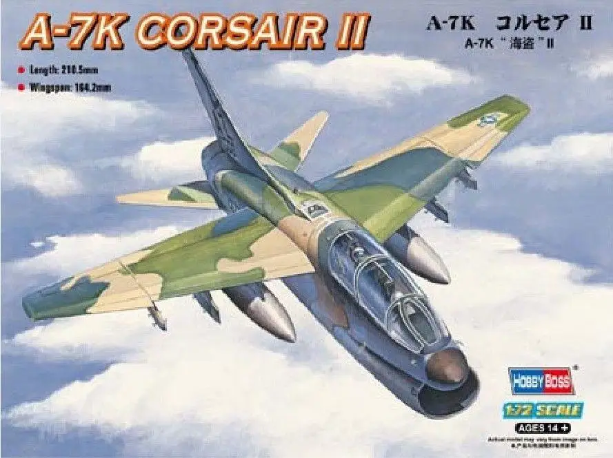 Набор моделей Hobbyboss 87212 1/72 A 7K Corsair II|Наборы для сборки моделей| |