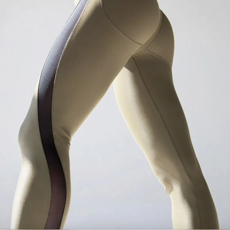 2019 New Sport Leggings Women Mesh Hollow Fitness Slim Black Legging Sportswear Clothing Leggins Yoga Pants Sexy Yoga leggings