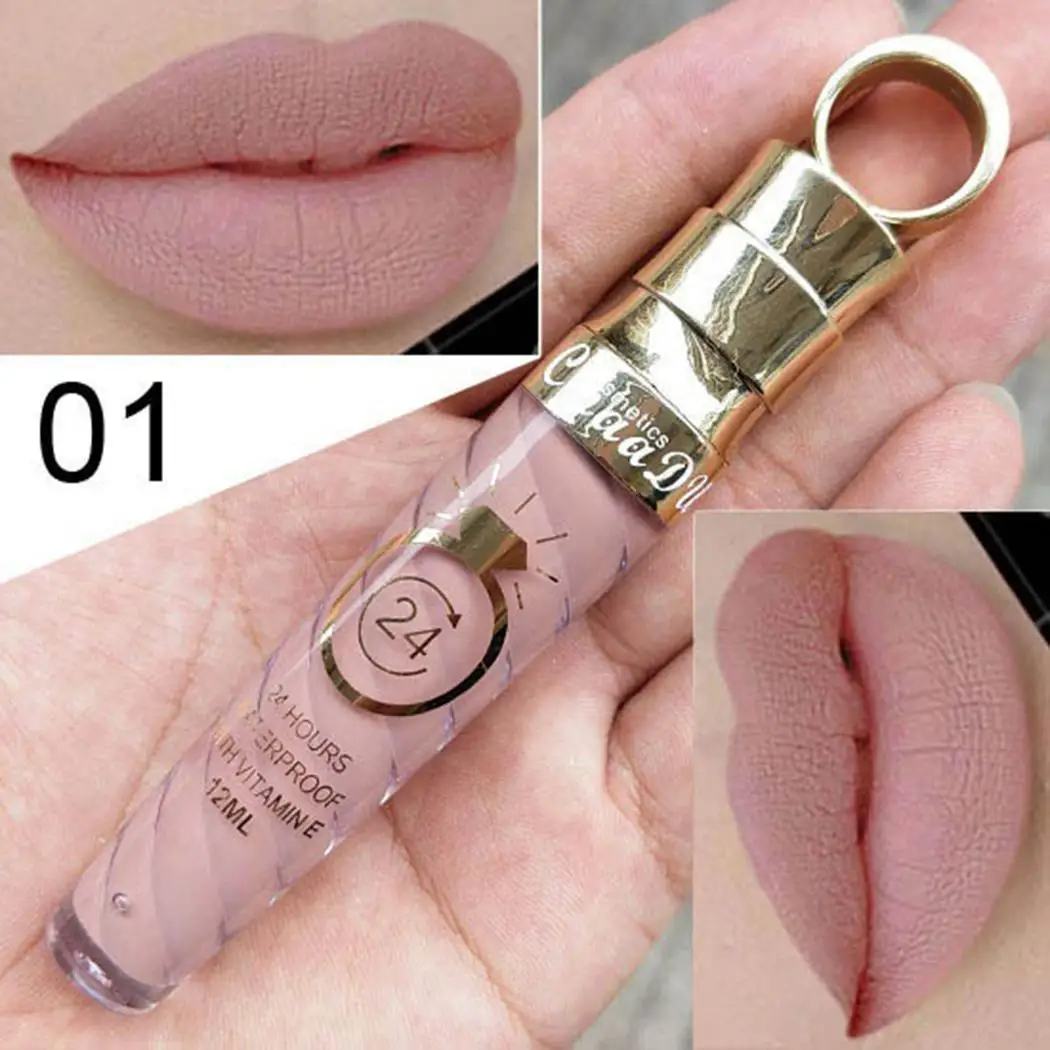 Новый макияж косметика матовый блеск для губ Стойкий цвет 1 Color 20 12 мл жидкая