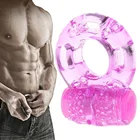Мужской Вибратор кольцо для пениса удлинитель для пениса кольцо для задержки эякуляции игрушки для пары сексуальная игрушка кольцо для пениса стимуляция вибрации
