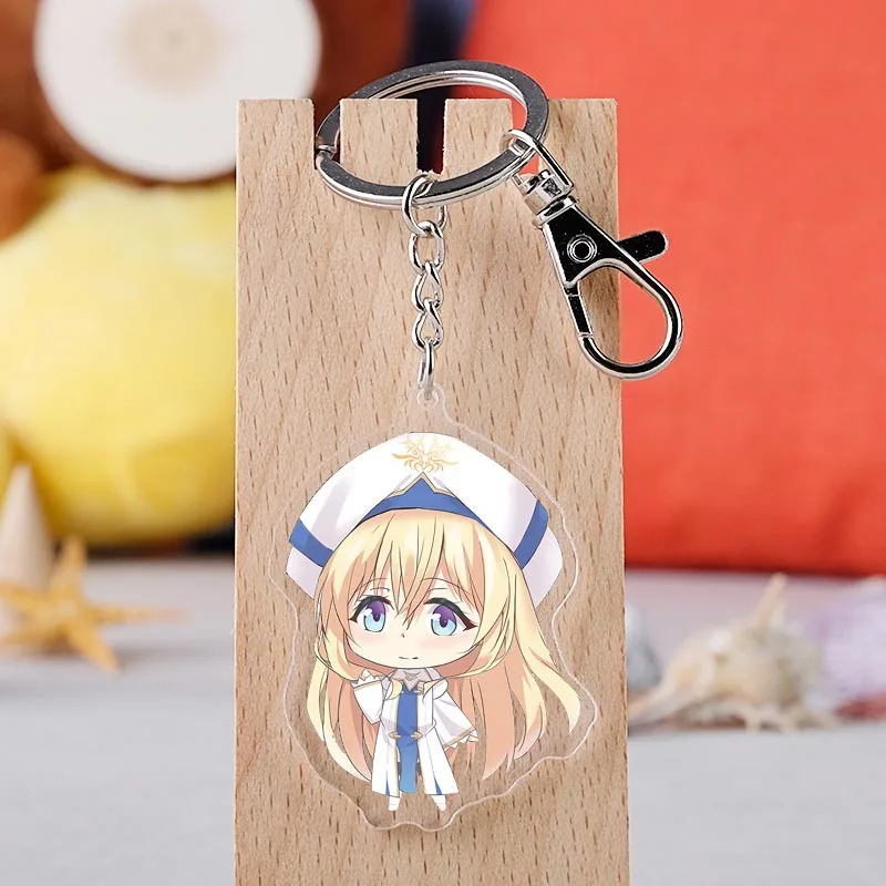 Аниме Goblin Slayer Косплей брелки из мультфильма Killer Priestess акриловый Автомобильный