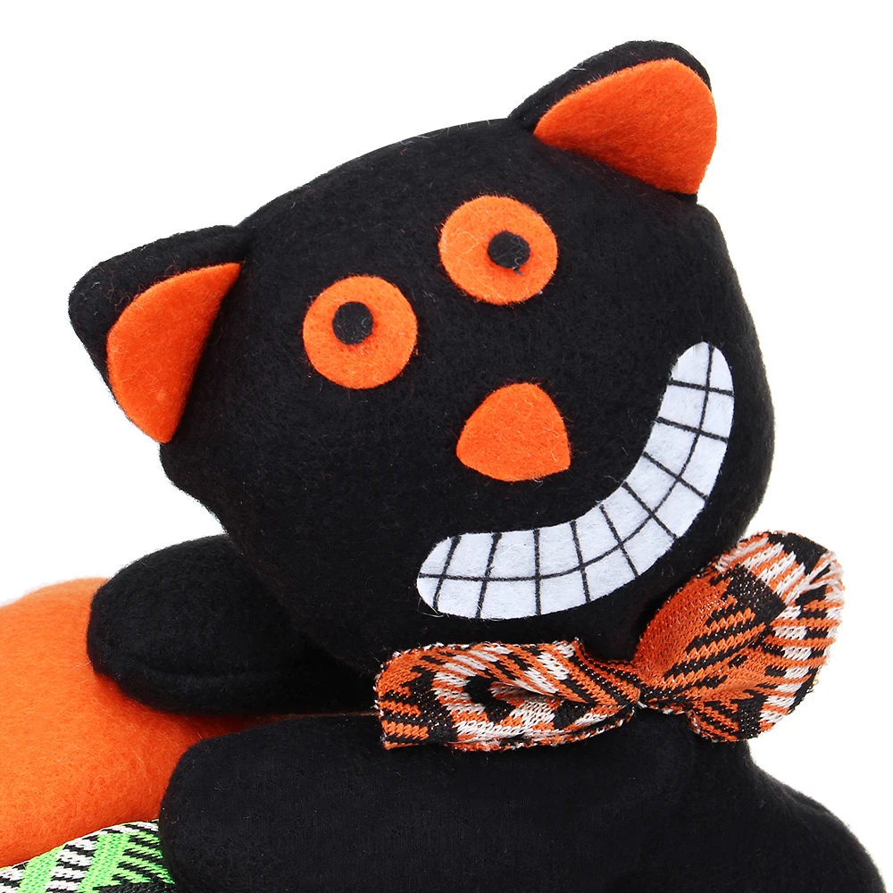 Кукла-тыква плюшевая привидение Черный кот Хэллоуин мультфильм вечерние