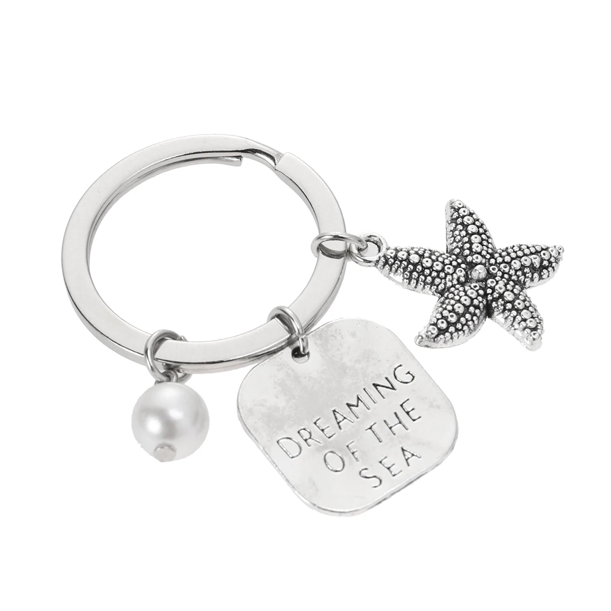 1 шт. морской тематический жемчужный кулон брелок креативный металлический