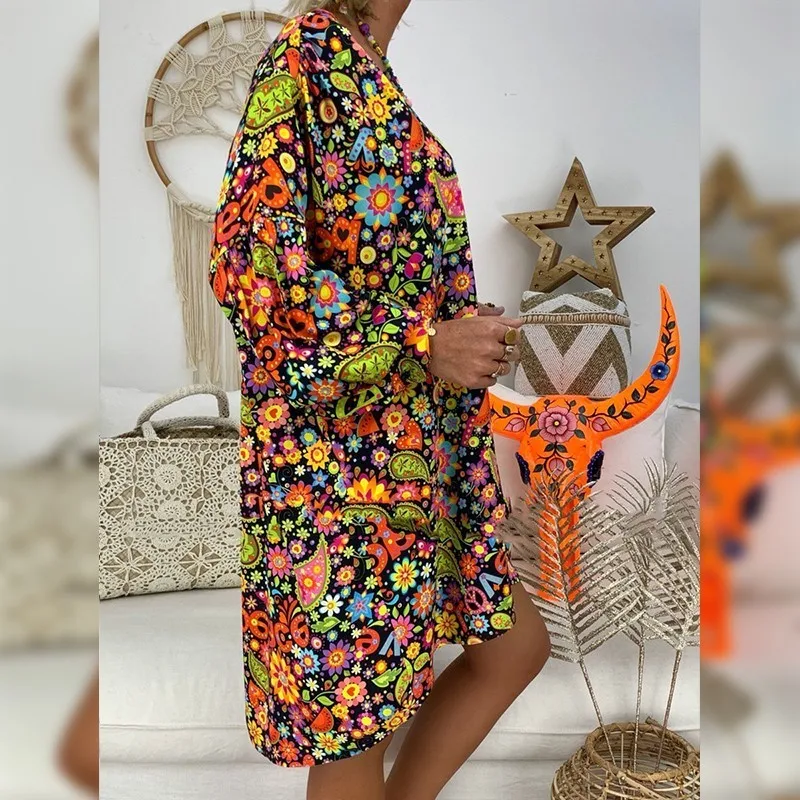 Свободные богемное платье Для женщин летние 2019 длинное пляжное плюс Размеры для