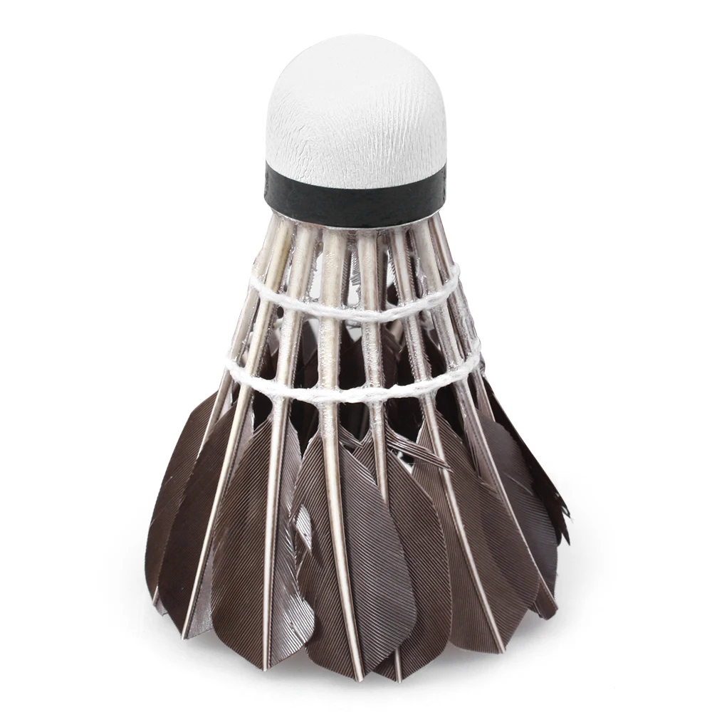 12 шт/баррель утиное перо мяч для бадминтона Волан крытый спорт на открытом