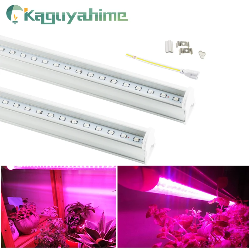 Kaguyahime 1/2/4 шт 6 W 220 V T5 трубки светодиодный свет для выращивания полного спектра 30 см