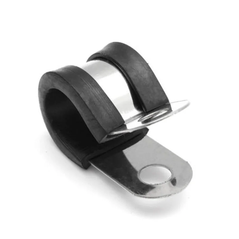 10 шт. зажимы металлические железные резиновые прокладки P соединительный шланг