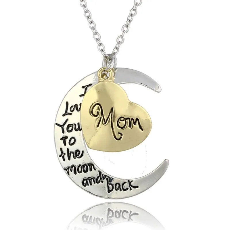 Mom Sister Daughter Grandma necklaces pendants New trinket costume jewelery long chain charm necklace gifts souvenirs for family | Украшения