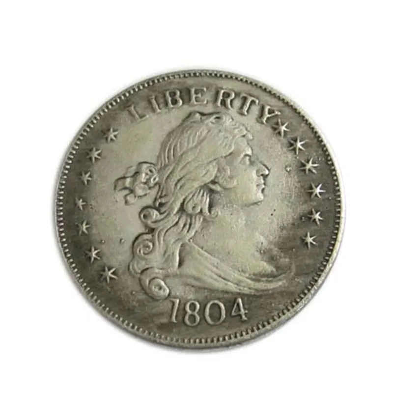 1804 американские серебряные монеты 39 мм металлическая коллекция памятное