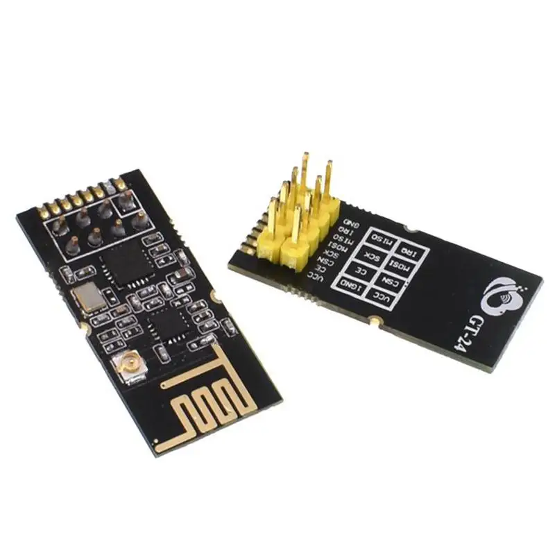 Беспроводной приемопередатчик NRF24L01 + 2 4 ГГц антенный модуль для Microcontroll|Печатные