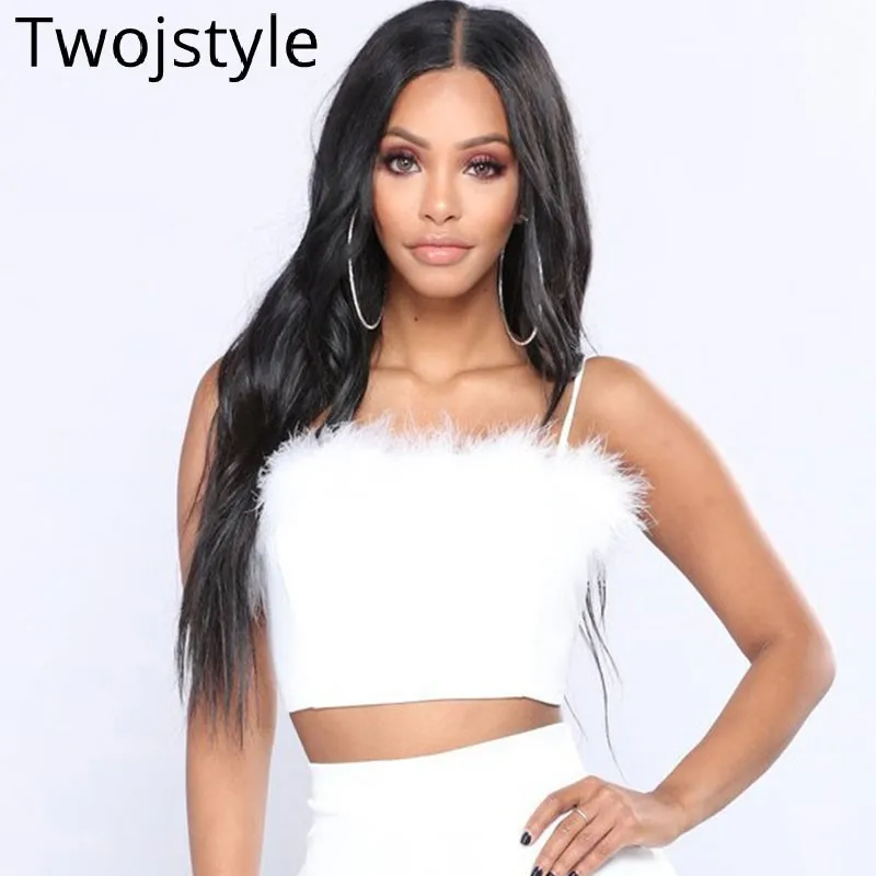 Twojstyle осень зима новый хлопок женская сексуальная ворс слинг топы корректирующие