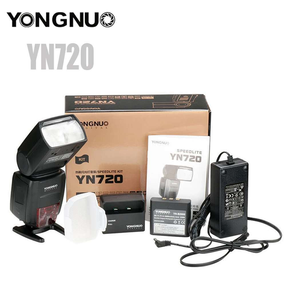 2019 Yongnuo YN720 Вспышка Speedlite литиевая с 2000 мАч батарея для Canon Nikon Pentax совместимый YN685