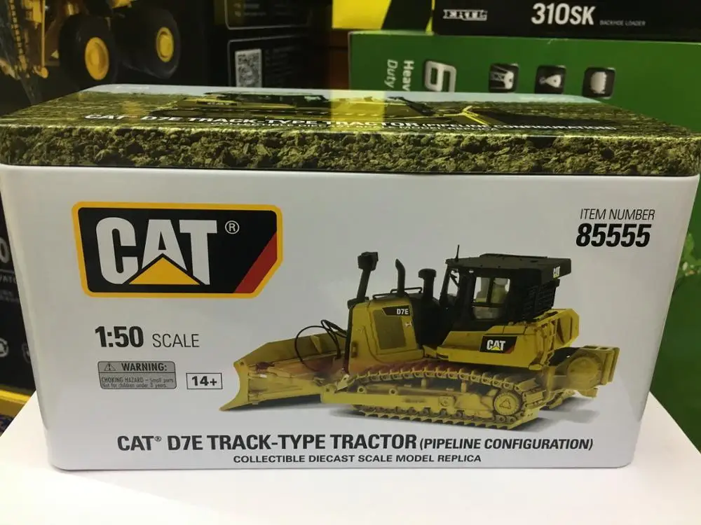 Бренд Diecast Masters 1/50 весы Caterpillar Cat D7E трактор гусеничного типа модели литых под