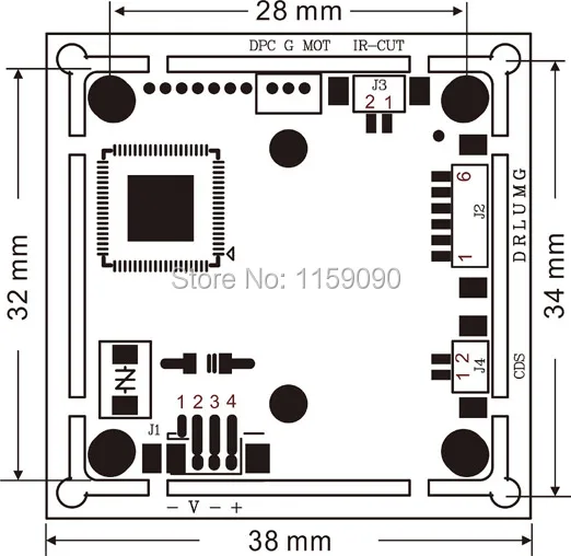 4 в 1 AHD TVI CVI CVBS HD Starlight 0 0001lux NVP2441 + IMX307Module печатная плата безопасности 1080P 2mp камера