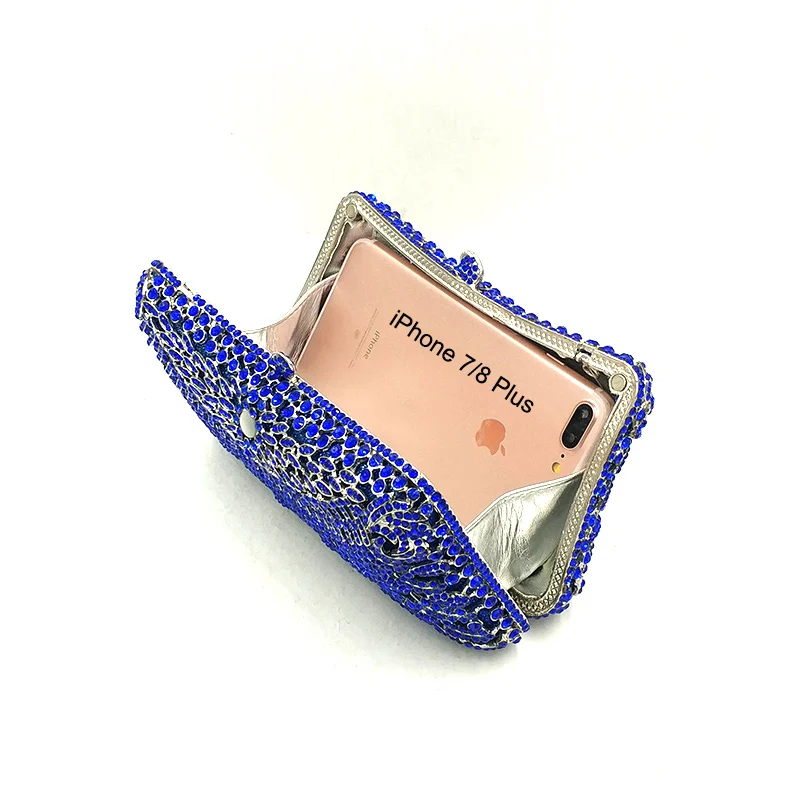 Элегантная женская вечерняя сумочка с бриллиантами роскошные клатчи кошелек