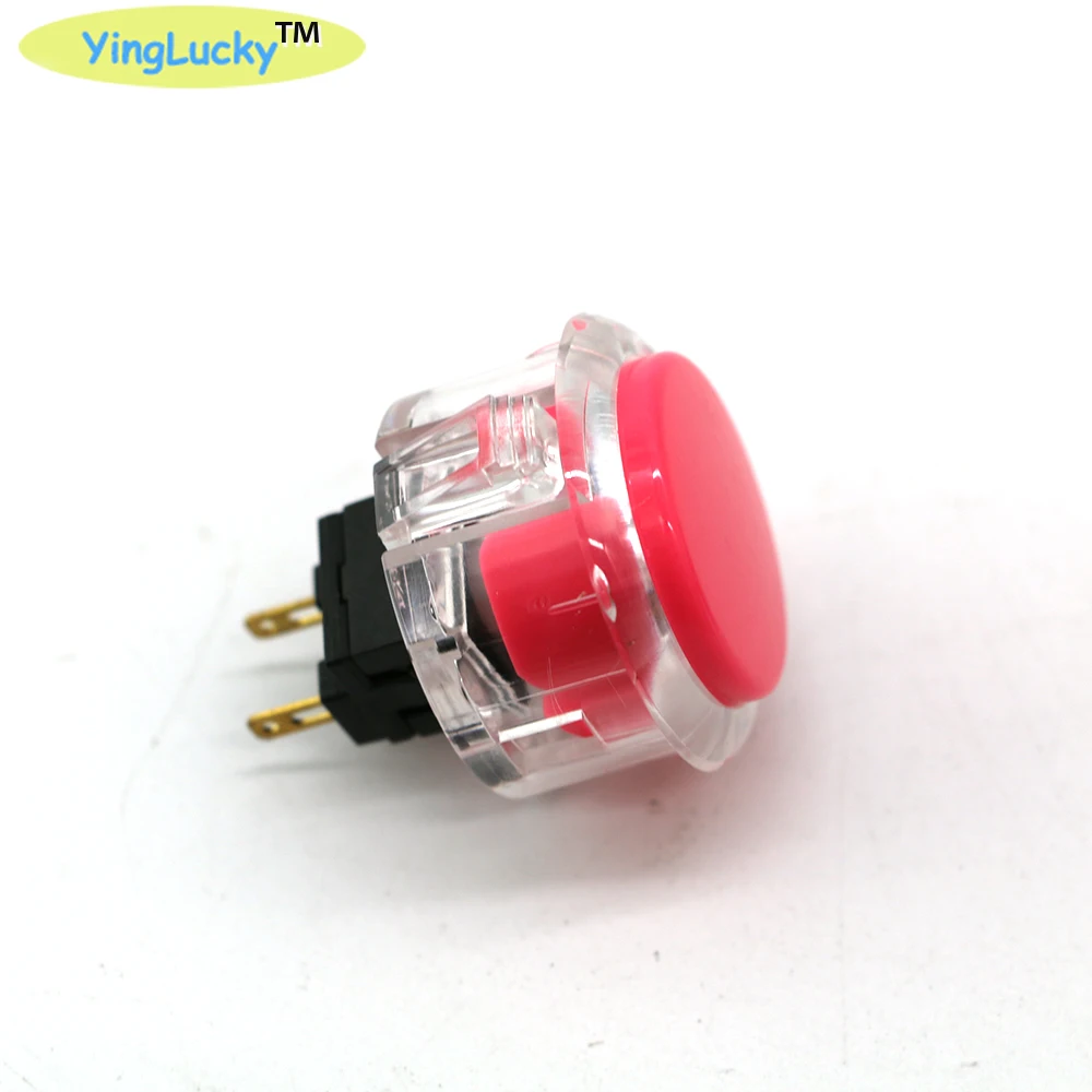 Yinglucky 10 шт. SANWA OBSF 30 прозрачная аркадная кнопка мм для замены кнопок JAMMA sanwa