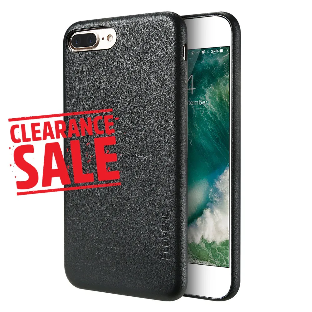 Чехол из искусственной кожи с текстурой FLOVEME для iPhone 6 S 7 8 Plus 360 градусов полная