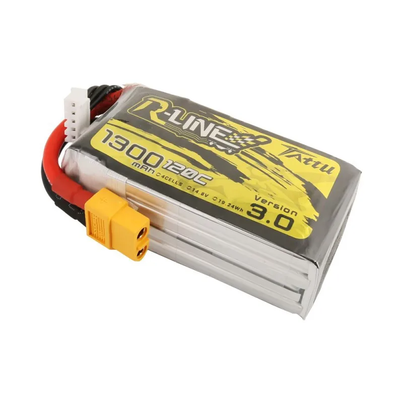1/2 шт TATTU R-LINE версии 3 0 14 8 V 1300 mAh/1550 mAh 120C 4S Lipo Батарея XT60 разъем для FPV