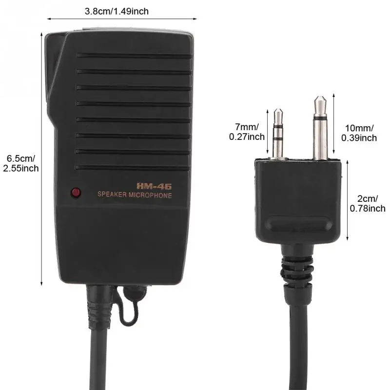HM 46 ручной микрофон для ICOM IC V8 V82 V85 T2H T8A 2AT E90 W32A радиостанции хорошего качества 2019