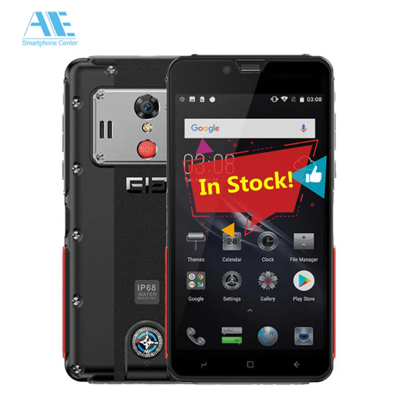 Elephone Soldier 5 дюймов 4 Гб 64 водонепроницаемый IP68 2 K экран мобильный телефон Android 8 0 MTK