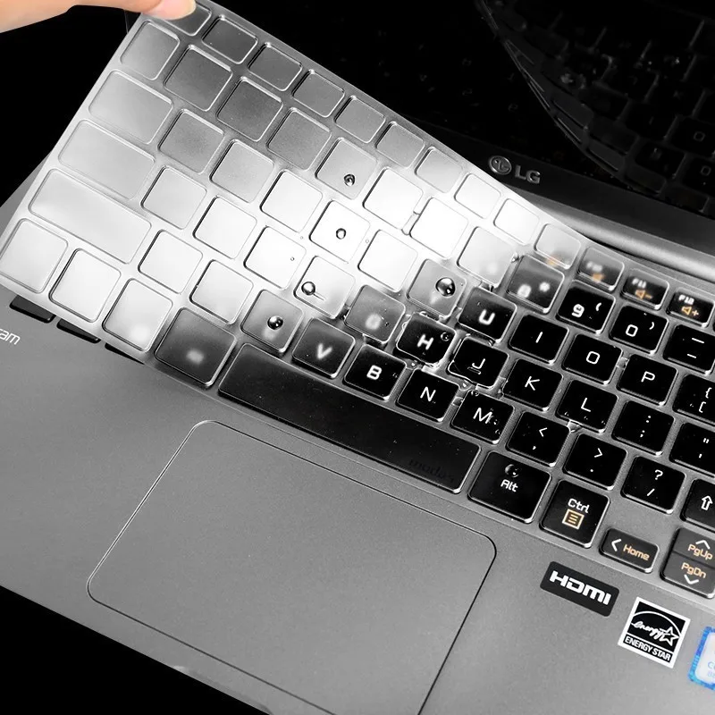 Чехол для клавиатуры из ТПУ ноутбука Защитная пленка LG Gram 14 &quot14Z980 ультра тонкая