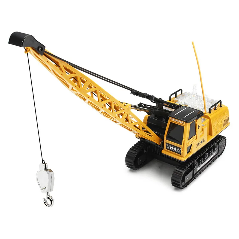 Huina Toys 91115 1/14 2 4G 12CH Rc башенный кран 680 градусов вращение и светодиодный свет модель