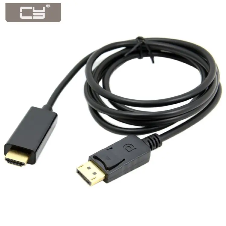 

NGFF HDMI-compatible Male Video to DisplayPort DP Male 20pin Cable 6ft 1.8m HDTV LCD with Audio 1080P