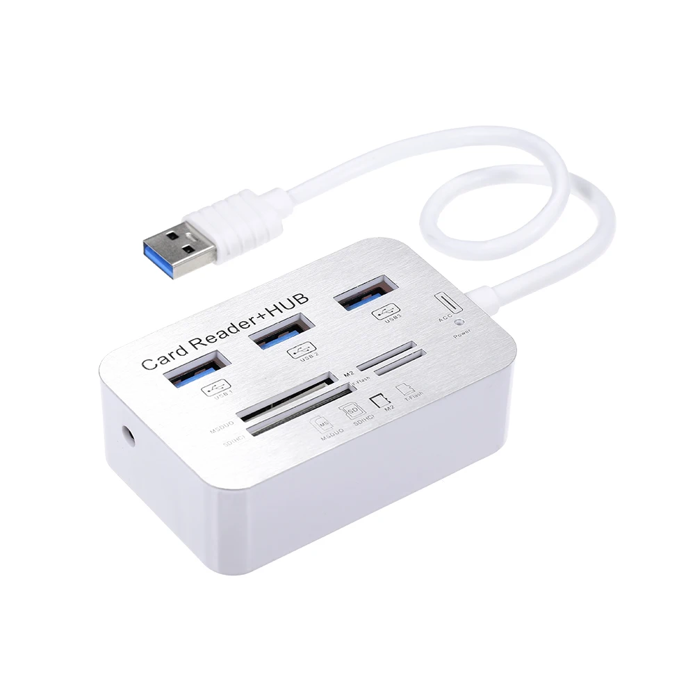 Картридер все в одном USB 2 0 3 1 C Type USB3.1 концентратор с MS SD M2 TF USB3.0 для ноутбуков