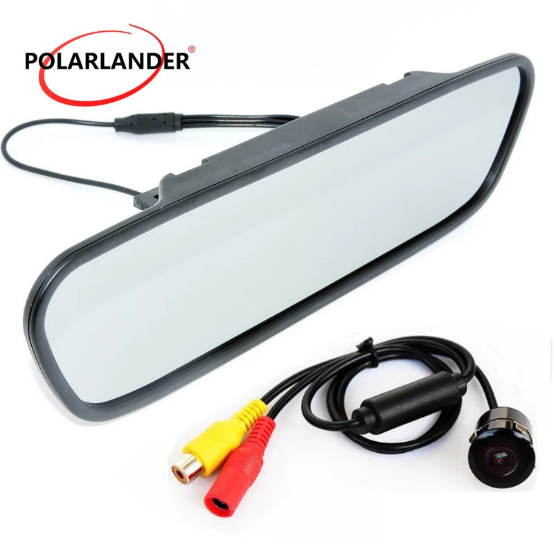 

5 inch LCD Car CCD Rear View Camera TFT Car Mirror Monitor Mini Video Parking System