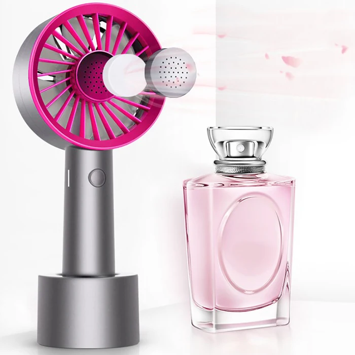 Портативный перезаряжаемый портативный мини вентилятор с ароматерапией