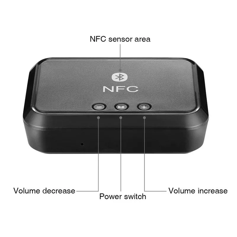 Bluetooth приемник 2 в 1 NFC с поддержкой Беспроводной 3 5 мм аудио адаптер для стерео