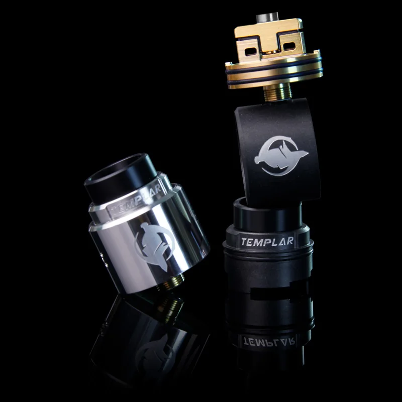 Оригинальный Augvape Templar RDA 24 мм Диаметр распылитель 510 с боковой поток воздуха для