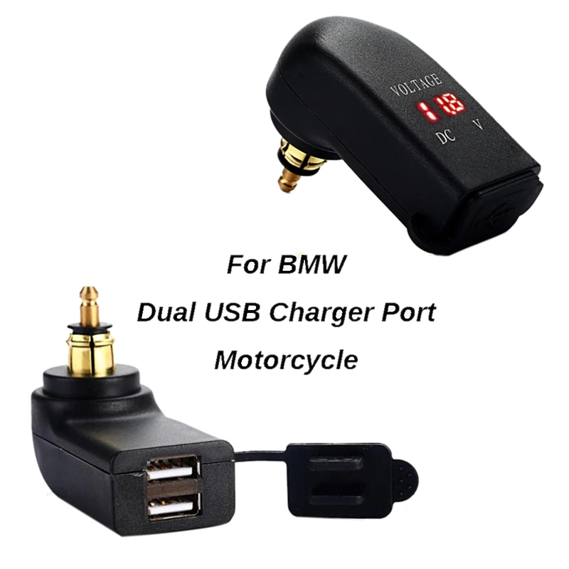 Мотоцикл двойной USB зарядное устройство адаптер питания гнездо для BMW F800GS F650GS F700GS