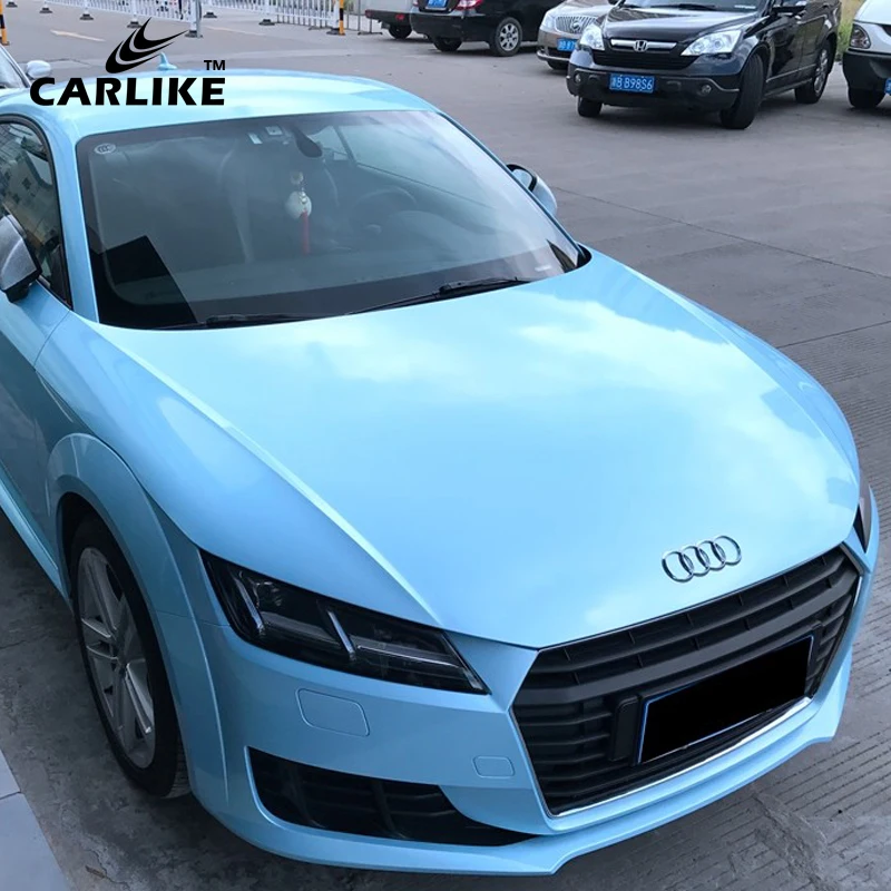 CARLIKE новый продукт Macaron серый вниз автомобиля обернуть виниловые наклейки |