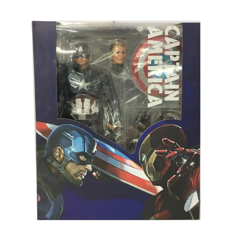Shfiguarts Мстители Капитан Америка фигурка Civil War Стива ПВХ кукла игрушка модель