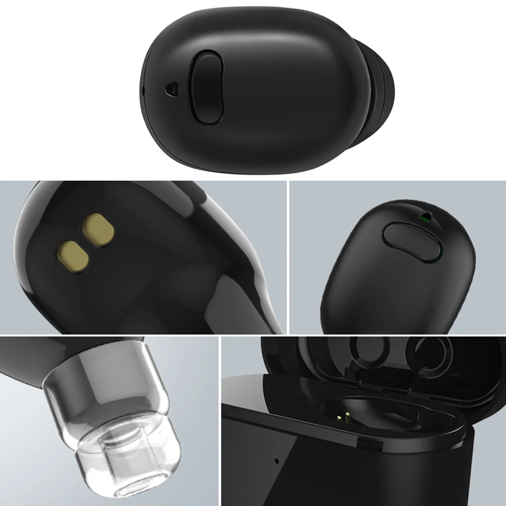 Docooler S8 Bluetooth наушники мини вкладыши BT 4 2 музыка Беспроводной гарнитура спортивные
