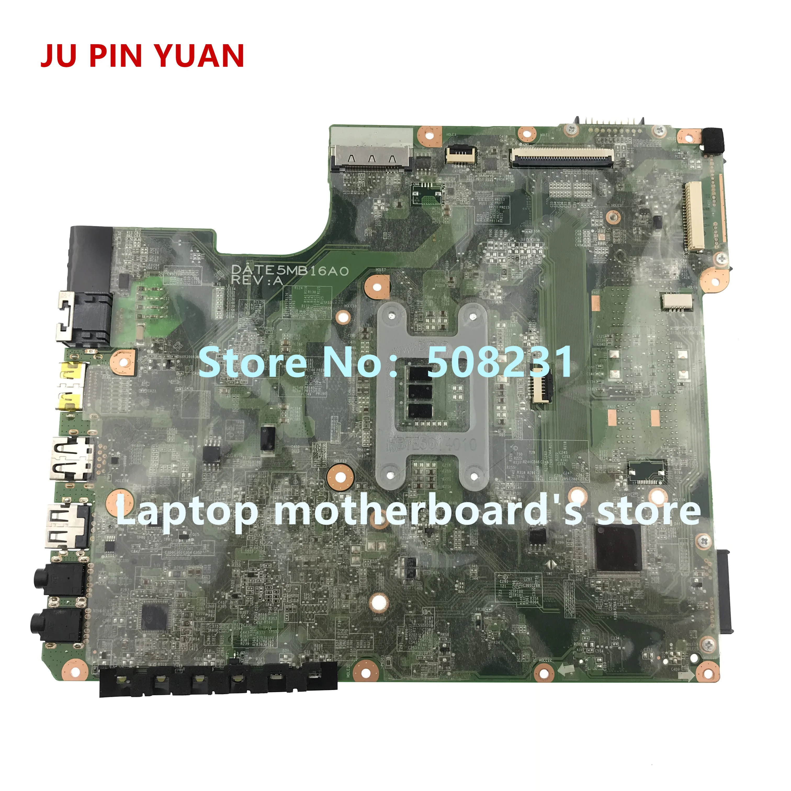 JU PIN YUAN A000093450 DATE5MB16A0 материнская плата для ноутбука Toshiba satellite L740 L745 HM65 все функции