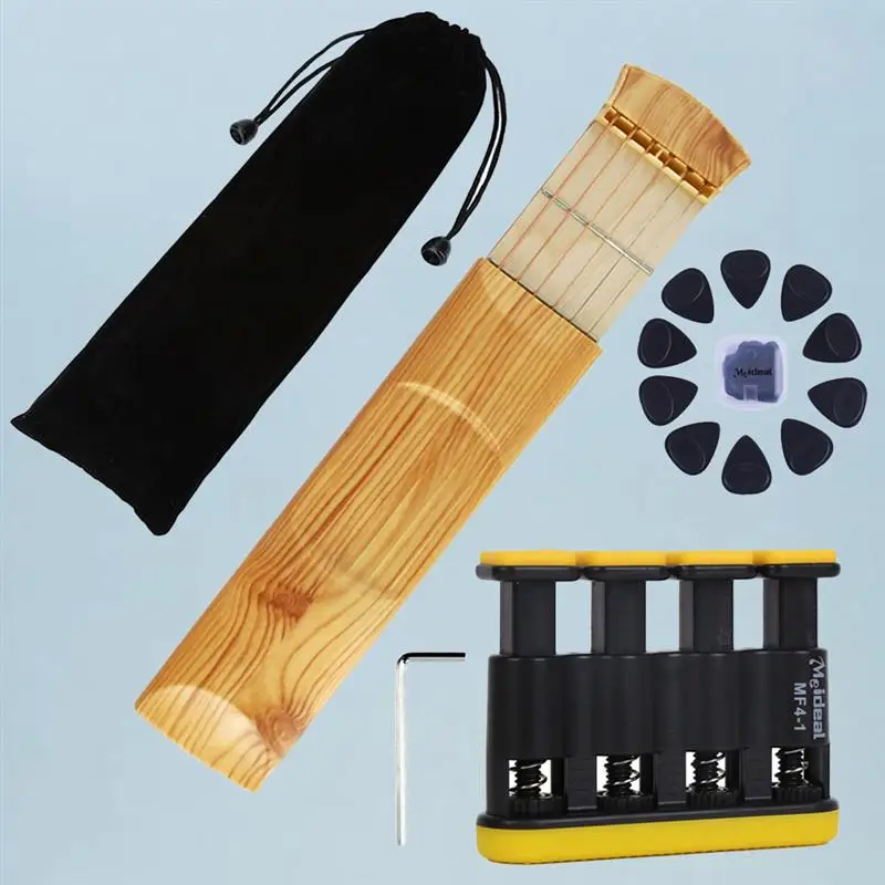 1 Set of Finger Training Practical Premium Durable Strengthener Trainer Exerciser for Guitar Musicians | Спорт и развлечения