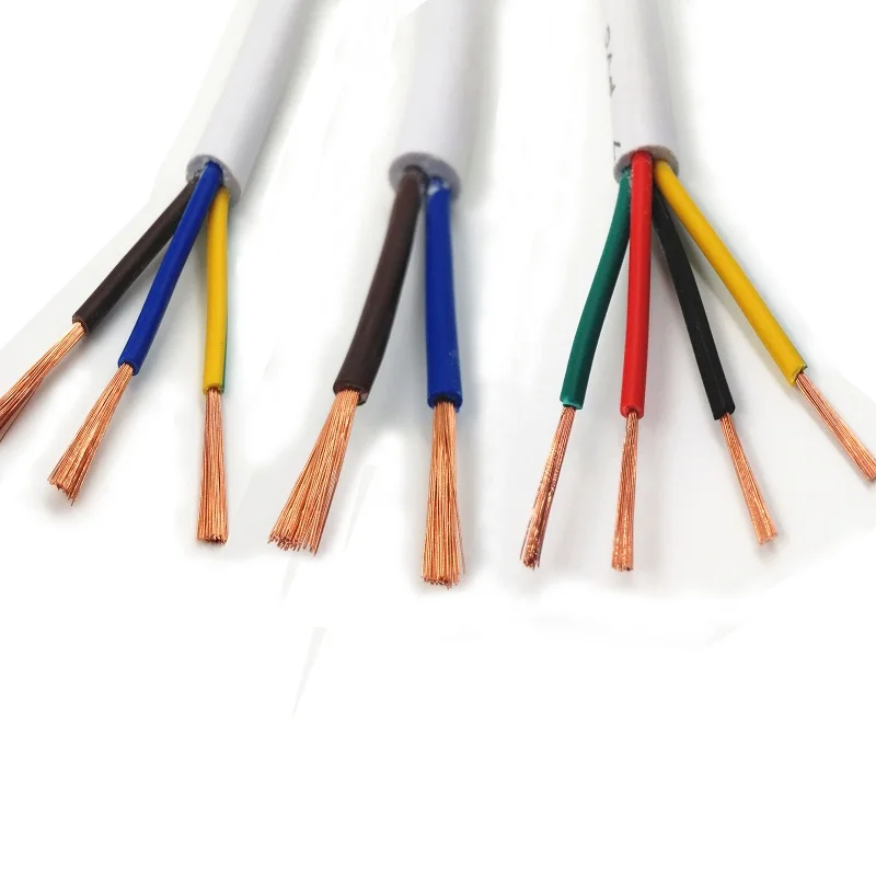 5 метров 22 AWG 0.3MM2 RVV 2/3/4/5 медный провод проводник Электрический КАБЕЛЬ белый мягкий