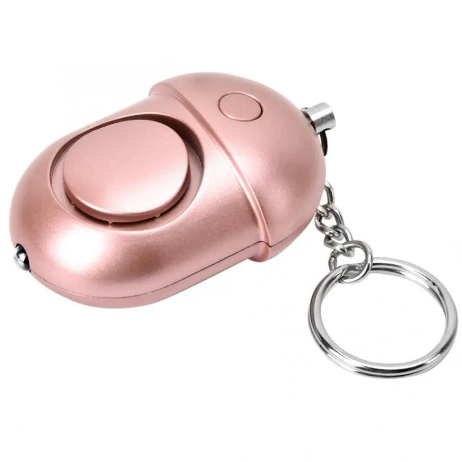 130db pitch sound alarm Personal Security Alarm Keychain Rosy Emergency Survival Anti-rape Siren with LED flashlight | Безопасность и