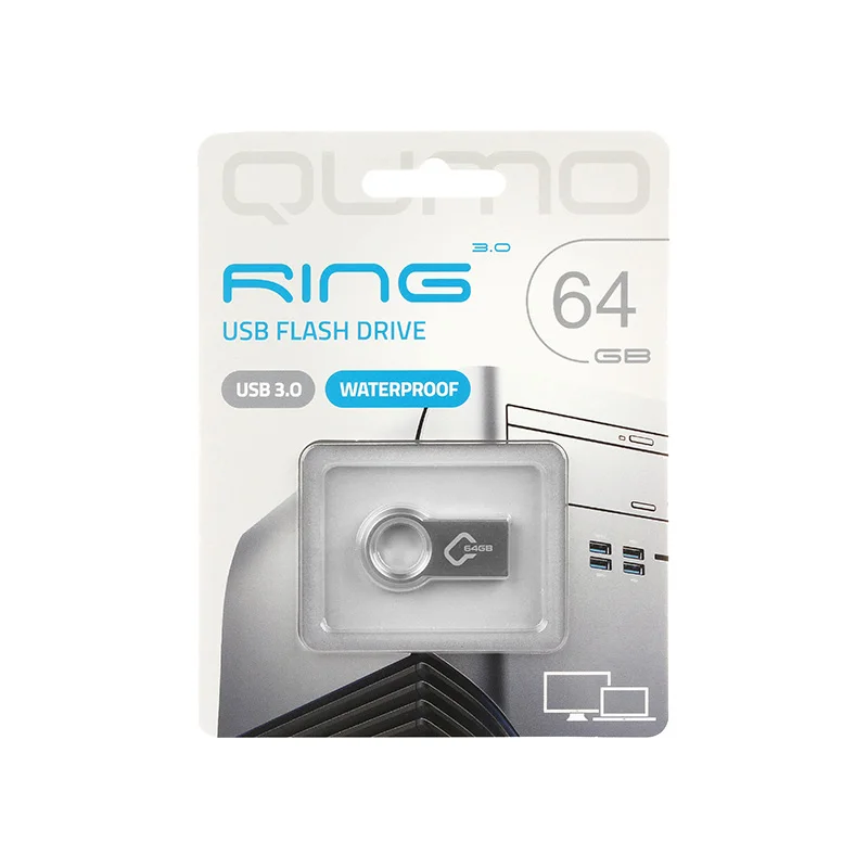 Накопитель QUMO 23864 64GB USB 3.0|USB флэш-накопители| |