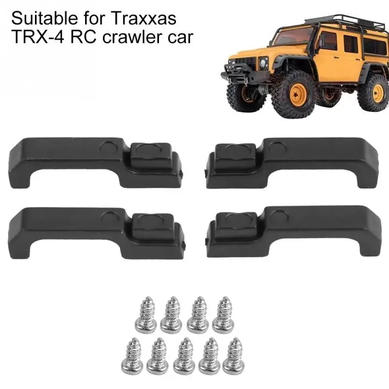4 шт. пластиковые дверные ручки для Traxxas o RC Гусеничный автомобиль с подходящими