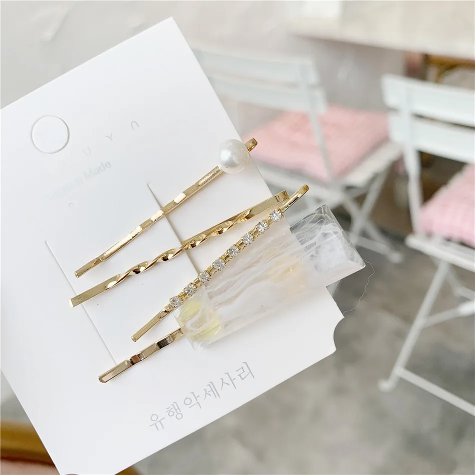 Женские заколки для волос MESTILO корейские Модные кристаллические Искусственные